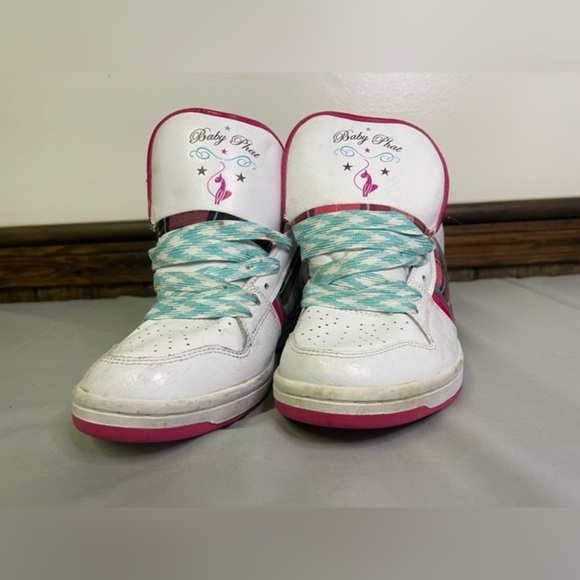 Baby Phat Pure Cat High Top Shoes Skate Sneakers Women's Sz US 8.5/ EUR 39.5 Y2K - Picture 1 of 6